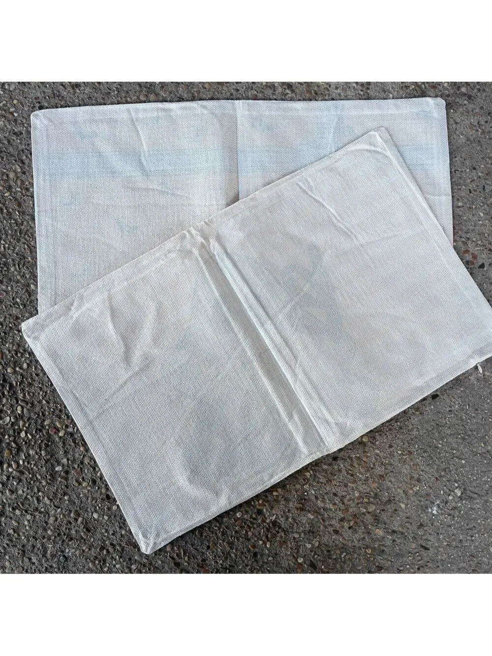 2/$20 Halloween Ghost & Orange Bat Long Pillowcase Covers, Set Of 2